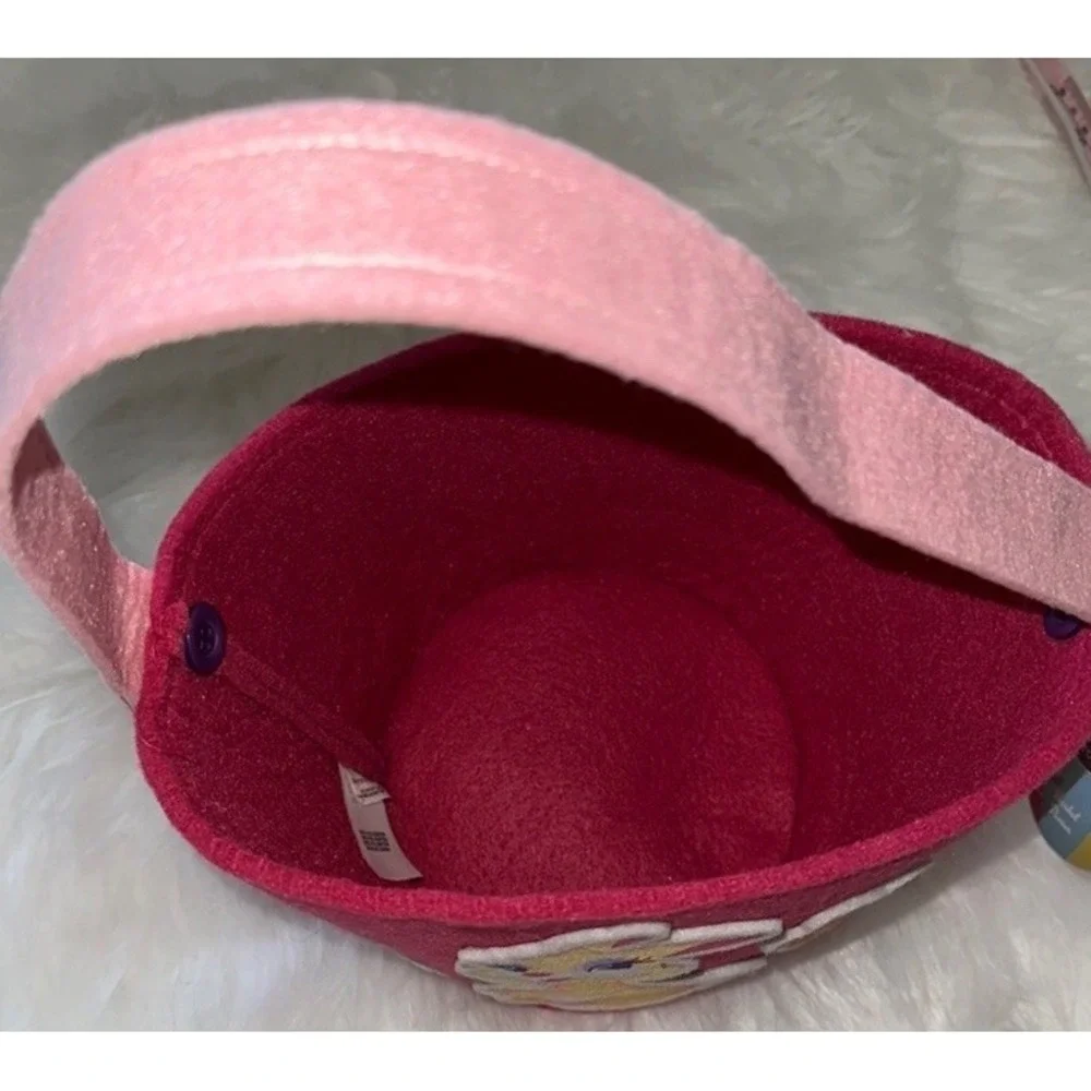 Disney Store Miss Bunny Felt Easter Basket Pink Bambi Rabbit Tote Bag NWT